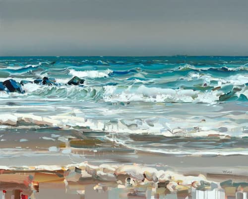 Josef Kote "Best Summer" | Oil And Acrylic Painting in Paintings by YJ Contemporary Fine Art. Item made of canvas