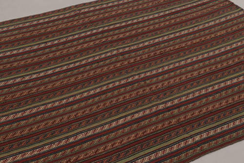 Vintage Persian Kilim, Dense Geometric Tribal Patterns | Area Rug in Rugs by Rug and Kilim