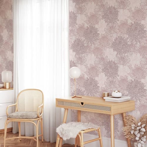 Torch Ginger Wallpaper | Wall Treatments by Patricia Braune. Item composed of paper