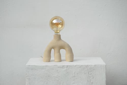 Sa Cova Table Lamp | Lamps by niho Ceramics. Item composed of stoneware in contemporary or coastal style