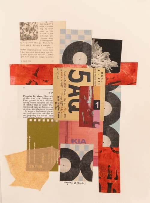 "Amongst It All" | Collage in Paintings by Aryana B. Londir