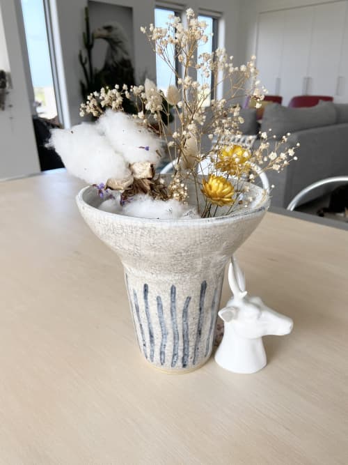 Crackle and Lustre Vases and Vessels | Vases & Vessels by Bei Creative Studio. Item made of ceramic