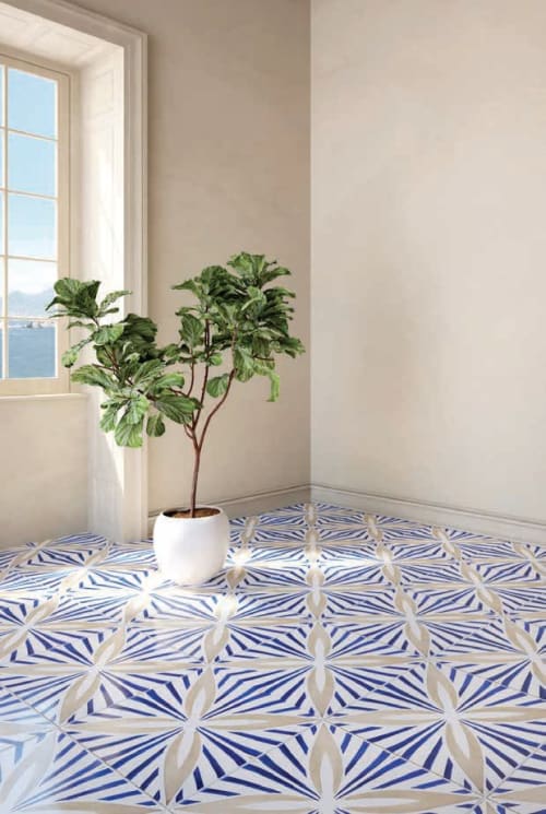 Stars Collection | Tiles by Ma.Vi. Ceramica. Item composed of ceramic in country & farmhouse or mediterranean style