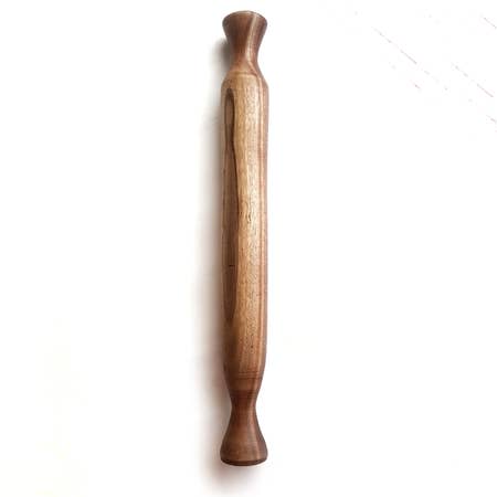 Rolling Pin, Bell Handled | Utensils by Wild Cherry Spoon Co.. Item made of wood works with minimalism & country & farmhouse style
