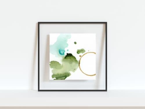 The "Emerald" series #1 | Prints by Melissa Mary Jenkins Art. Item composed of paper