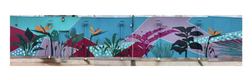 Tropical Oasis | Street Murals by Brooke Rowlands