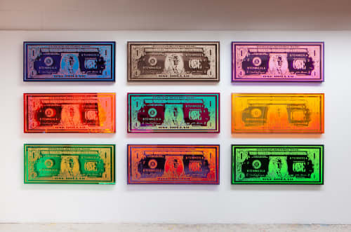 Happy Money Problems | Wall Sculpture in Wall Hangings by John Breed. Item made of synthetic works with contemporary & modern style