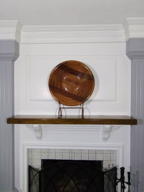 Bloodwood and Coyote Wood "Shield" Bowl | Decorative Bowl in Decorative Objects by Tim  Lass. Item made of wood