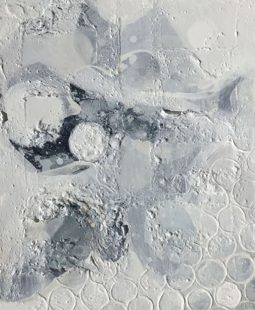 NaCI, KCI, H2O | Paintings by Joanna Cutri. Item works with minimalism & contemporary style
