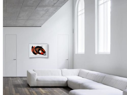 Houghton Moments XV (When mind meet mater) | Oil And Acrylic Painting in Paintings by Marko Kratohvil. Item made of canvas with paper