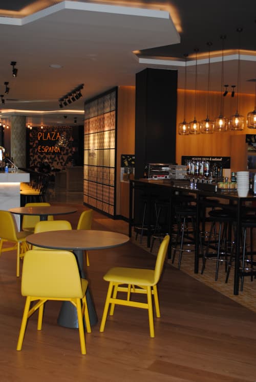 Bardot by Emilio Nanni | Dining Chair in Chairs by TrabÀ. Item composed of metal & leather