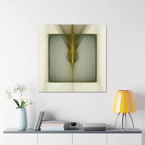 Minimal 9279 | Oil And Acrylic Painting in Paintings by Rica Belna. Item made of canvas