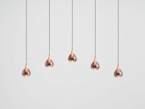 Paopao Pendant PL5 | Pendants by SEED Design USA. Item composed of aluminum & glass