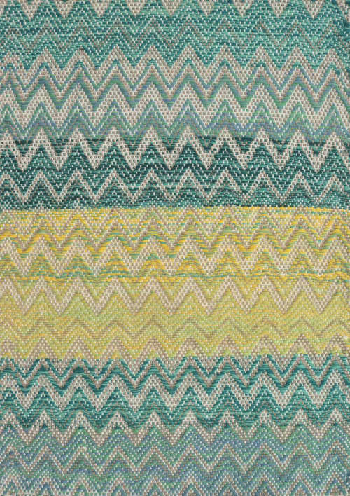 Zig-Zag Wool Rug | Area Rug in Rugs by MEEM RUGS. Item made of wool works with art deco style