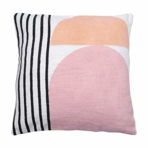Cara Midcentury Modern Pillow | Cushion in Pillows by Casa Amarosa. Item made of cotton