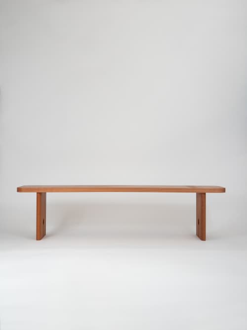 The Gallery Bench | Benches & Ottomans by Coda Wood Studio. Item made of wood works with modern style