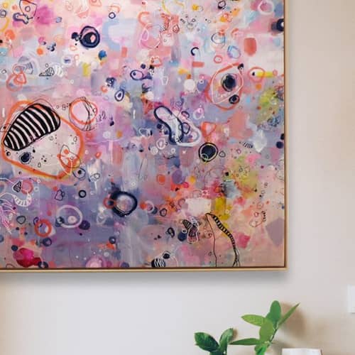 Walk alone | Mixed Media by Nino Yuniardi. Item composed of canvas and synthetic
