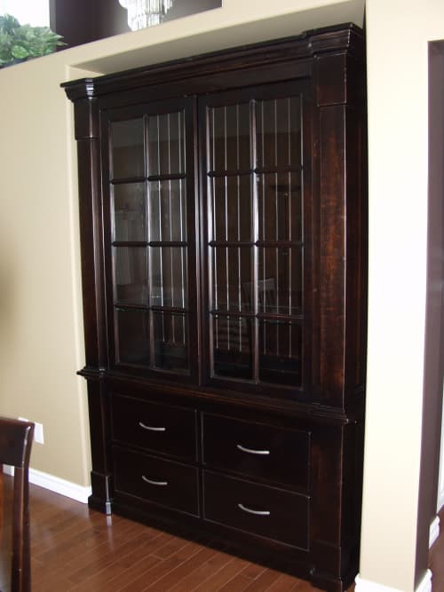 Large display cabinet | Storage by VBS Furniture. Item made of wood with glass