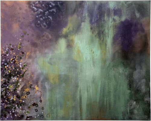 Strength & Courage | Mixed Media in Paintings by El Løvaas. Item composed of canvas
