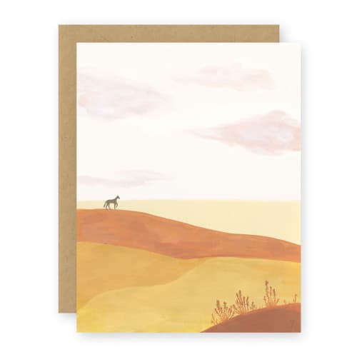 Plains Card | Gift Cards by Elana Gabrielle. Item made of paper