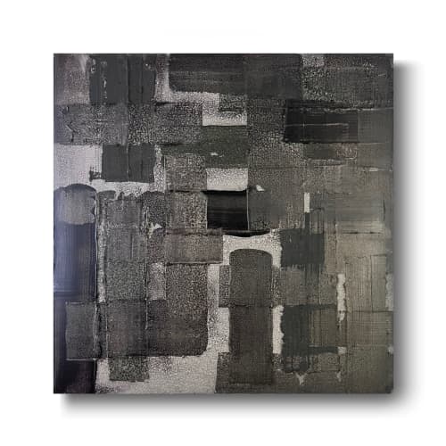 Camouflage - Original mixed-media abstract | Mixed Media in Paintings by J. Kent Martin. Item composed of canvas in mid century modern or contemporary style