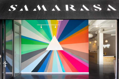 Samarasa Center | Murals by Andrew Haan (Haanmade) | Echo Park in Los Angeles. Item composed of synthetic