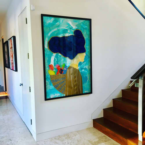 SOURCE OF LIFE | Mixed Media by Beddru. Item made of glass with synthetic