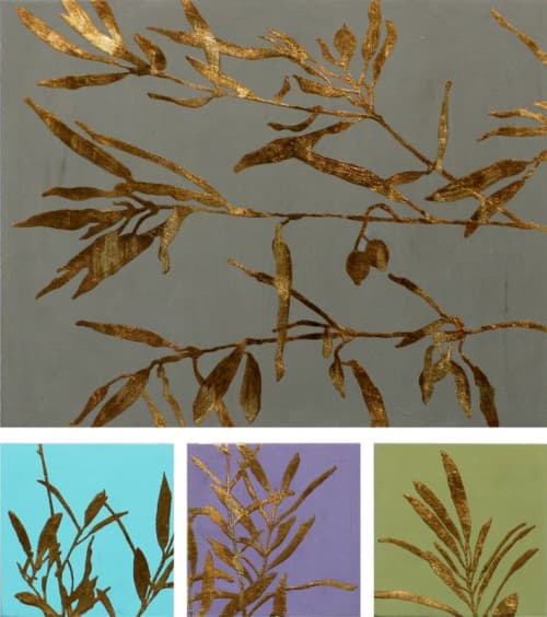 Eirene | Oil And Acrylic Painting in Paintings by Jill Sykes. Item composed of synthetic