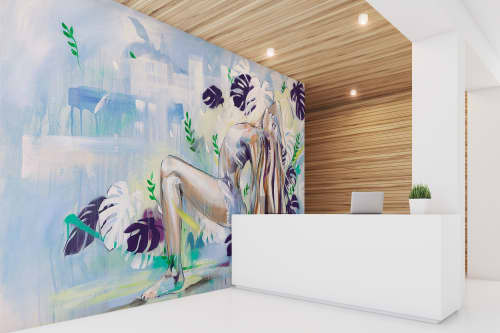 Follow the Sun | Wallpaper in Wall Treatments by Hannah Chloe. Item composed of paper