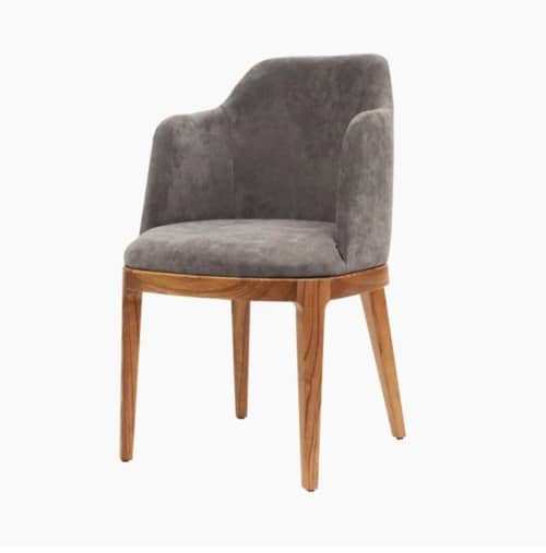 Ginger Chair | Armchair in Chairs by Berna. Item made of wood with fabric