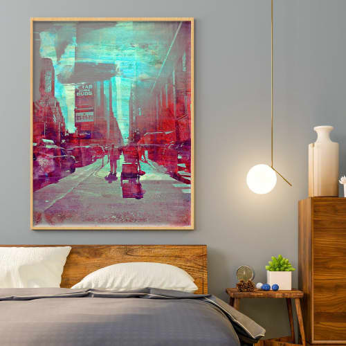 NEW YORK COLOR XXV | Prints by Sven Pfrommer. Item made of paper works with urban style