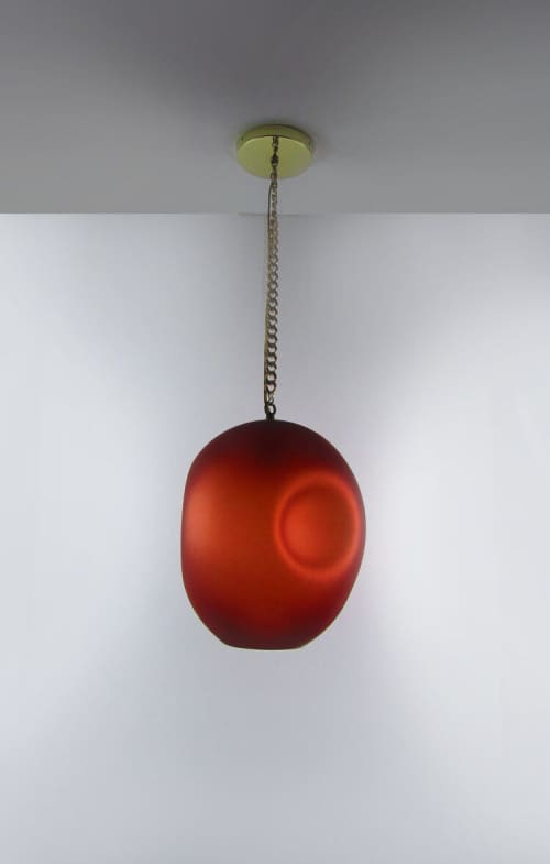 The 70's Suck Pendant | Pendants by Esque Studio. Item made of glass with synthetic