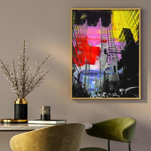 NEW YORK COLOR XX | Photography by Sven Pfrommer. Item composed of aluminum and glass in urban style