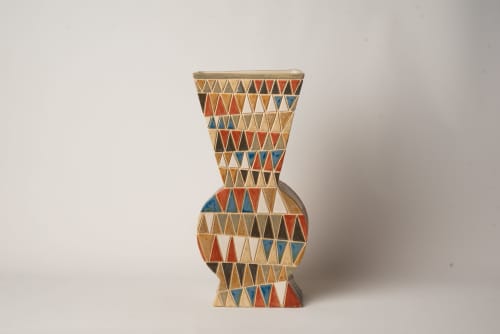 Mali Silhouette Vase | Vases & Vessels by Clare and Romy Studio. Item made of stoneware works with boho & mid century modern style