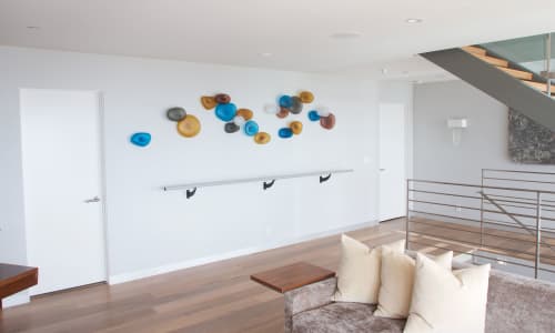 Rock Series/Modern living room | Wall Sculpture in Wall Hangings by Jeffries Glass. Item composed of glass