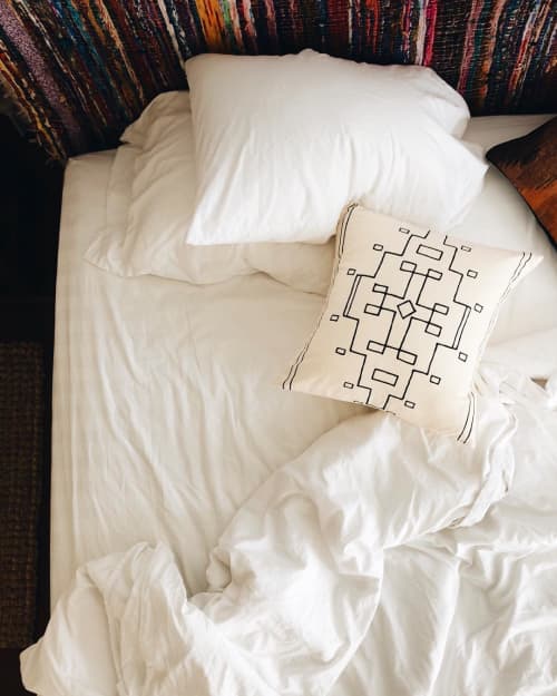 Nevada | Organic Cotton Pillow | Sham in Linens & Bedding by Little Korboose. Item composed of cotton
