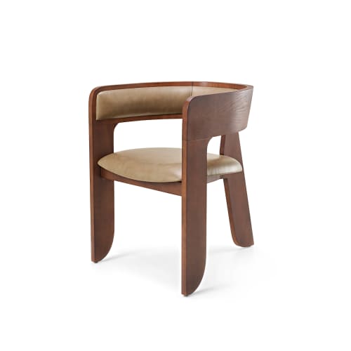 JEAN Chair | Easy Chair in Chairs by PAULO ANTUNES FURNITURE. Item composed of wood & leather