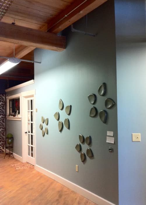 Wallflowers 2 | Wall Sculpture in Wall Hangings by Lynne Tan | Accent Earth in St. Joseph. Item made of ceramic