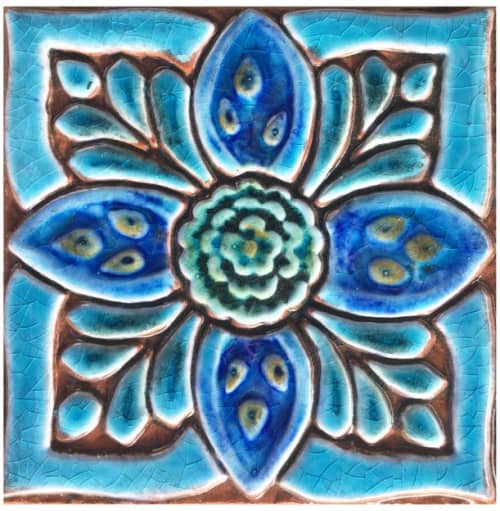 Decorative tiles kitchen backsplash (1 tile) | Tiles by GVEGA. Item made of marble works with mediterranean style