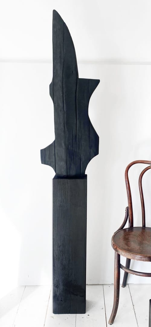 Untitled 98 (sold) | Sculptures by Neshka Krusche | Paul Kuhn Gallery in Calgary. Item made of wood