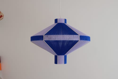 Custom Lamp | Pendants by WeraJane Design. Item composed of fabric and fiber