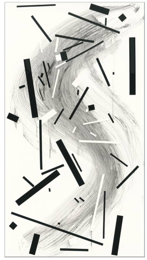 The Space Between Us (No. 8) | Oil And Acrylic Painting in Paintings by ELYSE DEFOOR | Atlanta in Atlanta. Item composed of paper