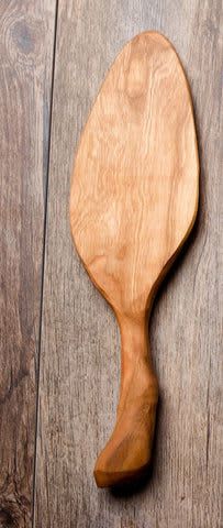 Pie and Cake Serving Utensil | Utensils by Wild Cherry Spoon Co.. Item composed of oak wood in minimalism or country & farmhouse style