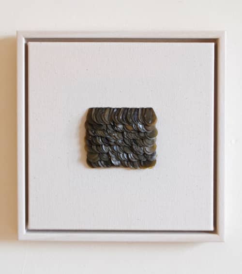 Kelp Sequins, No. 2 | Wall Sculpture in Wall Hangings by Jasmine Linington. Item composed of synthetic