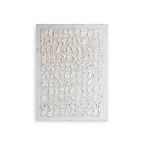 Etnografica Linea Perla X | Oil And Acrylic Painting in Paintings by Kim Fonder. Item made of canvas