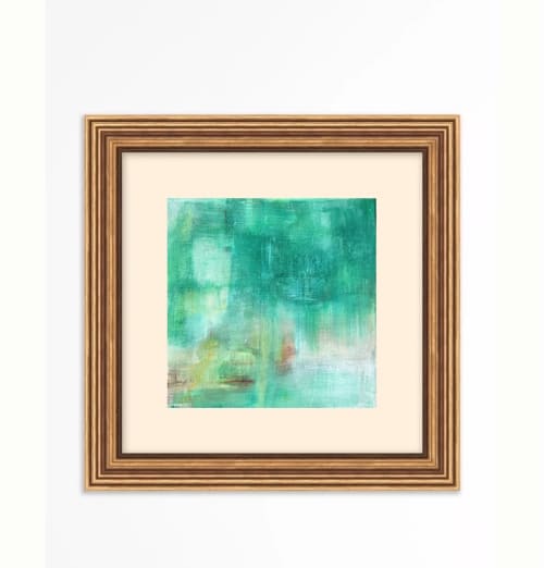 Earth Signs I | Mixed Media by KNOF design. Item composed of canvas in contemporary or coastal style