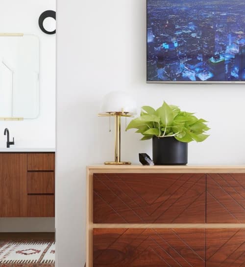 Revival ceramics in a beautifully designed @nataliemyers space | Planter in Vases & Vessels by LBE Design. Item composed of ceramic