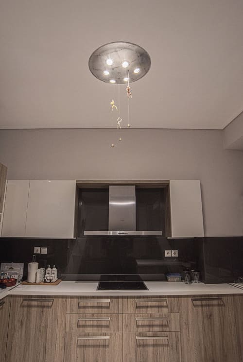 Acrobats 3 | Pendants by F+M FOS - Anna Maria Fragiskos Bitros. Item composed of metal
