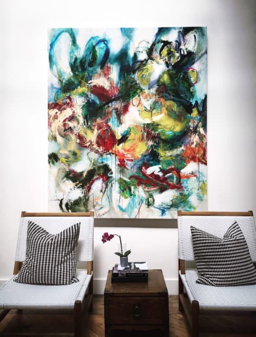 St. Sophia | Oil And Acrylic Painting in Paintings by Elisa Gomez Art | The Midway in San Francisco. Item made of canvas with synthetic works with contemporary & eclectic & maximalism style