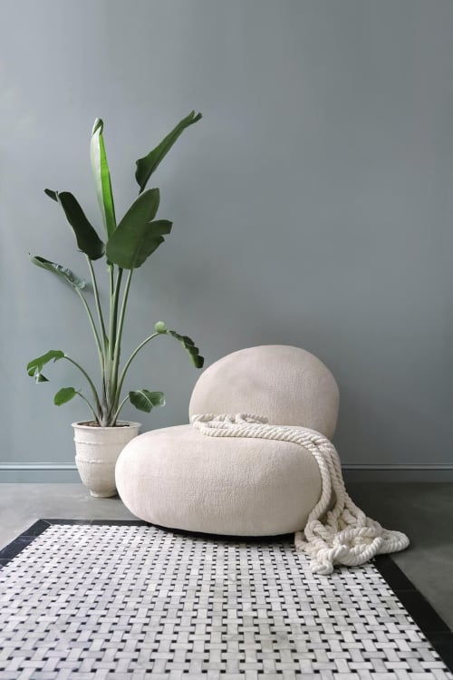 Fuyu Armchair | Chairs by LAGU. Item made of fabric